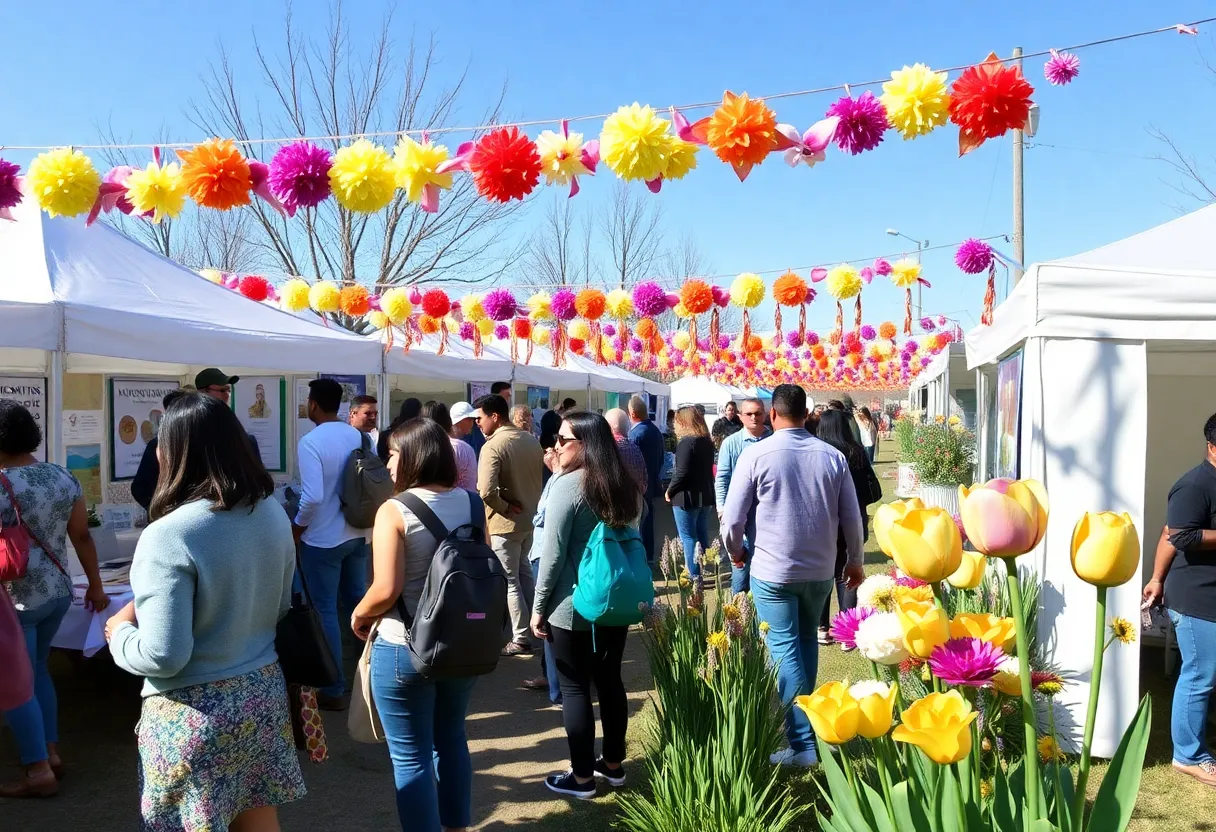 Community members engaging in events in Metro Detroit during spring