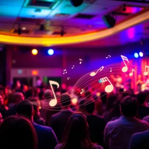 Annemarie Jo captivating the audience with her music in a Detroit venue
