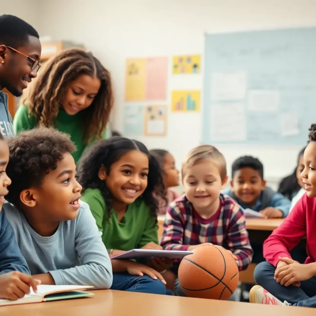 Diverse children engaging in after-school activities.