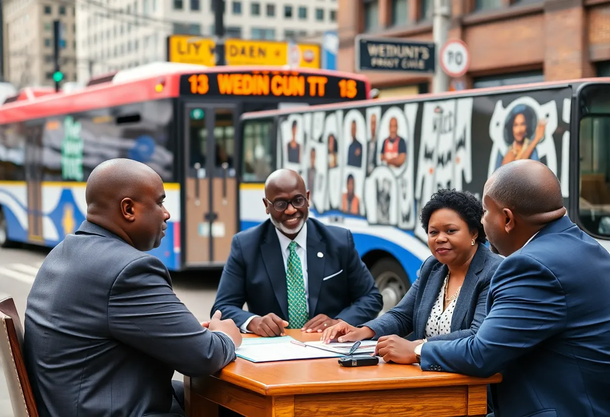 City Council meeting discussing the new budget in Detroit.