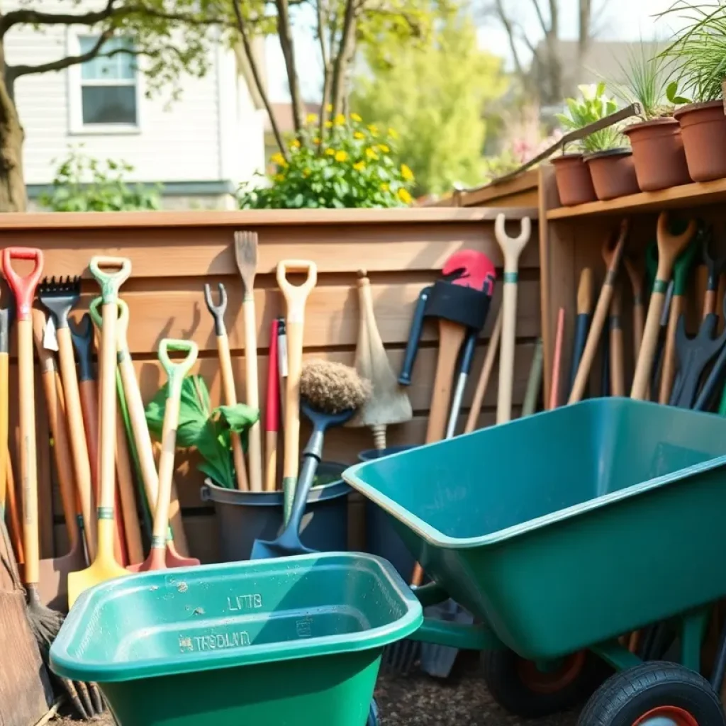 A variety of tools available in a Detroit community tool library.