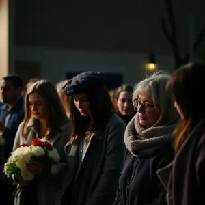 Detroit community members expressing grief and support