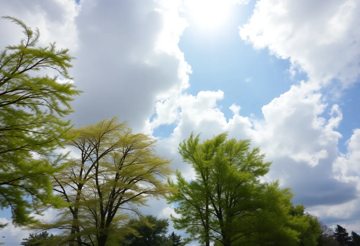 Strong winds and warm temperatures in Metro Detroit