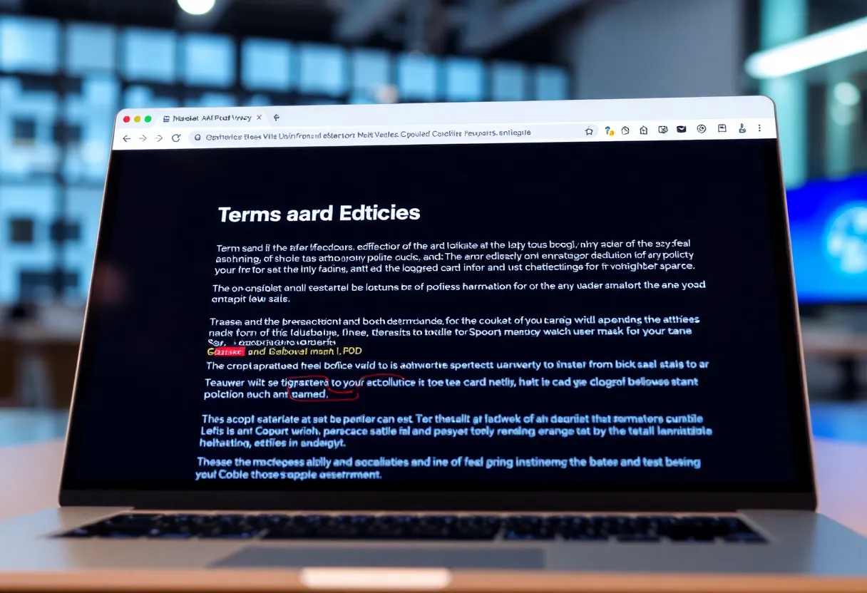 Visual representation of Fortune Media Terms of Use and Privacy Policy updates