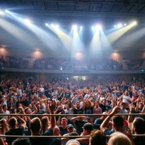 WWE Monday Night Raw crowd in Little Caesars Arena