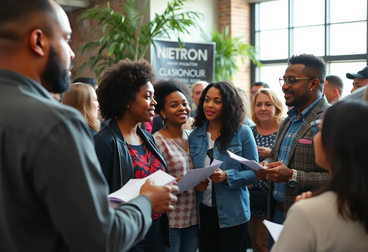 Community gathering for BridgeDetroit anniversary celebration