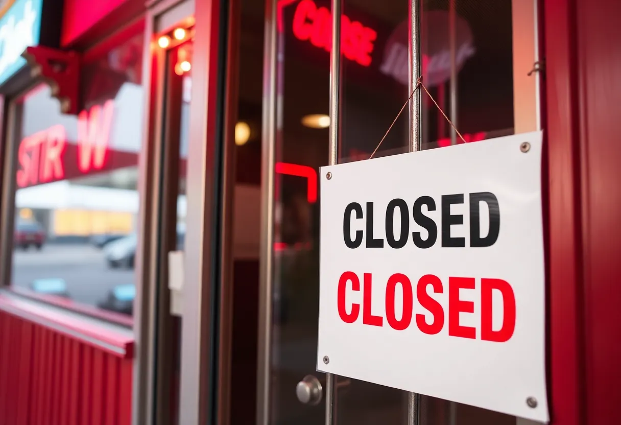 Closed Legendary Sting strip club in Detroit