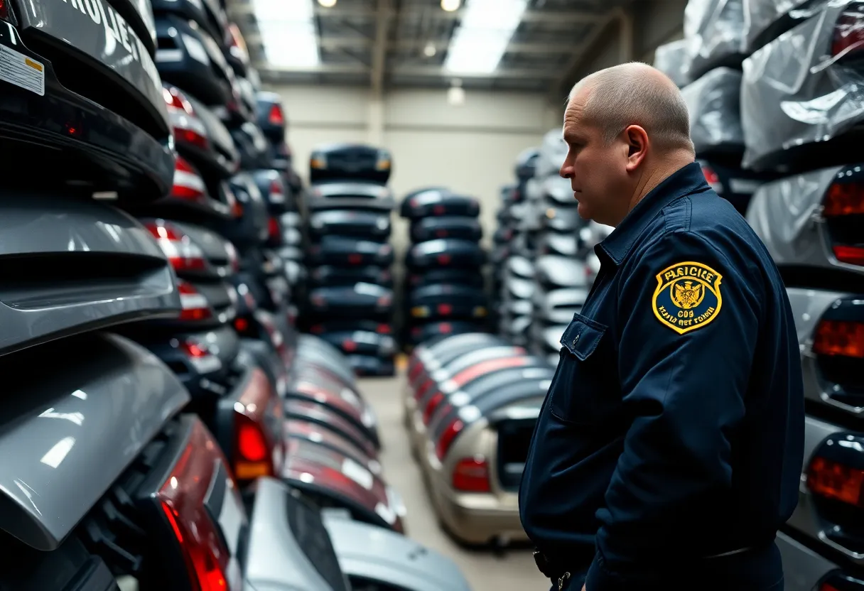 Warehouse discovered in Dearborn with stolen vehicle parts