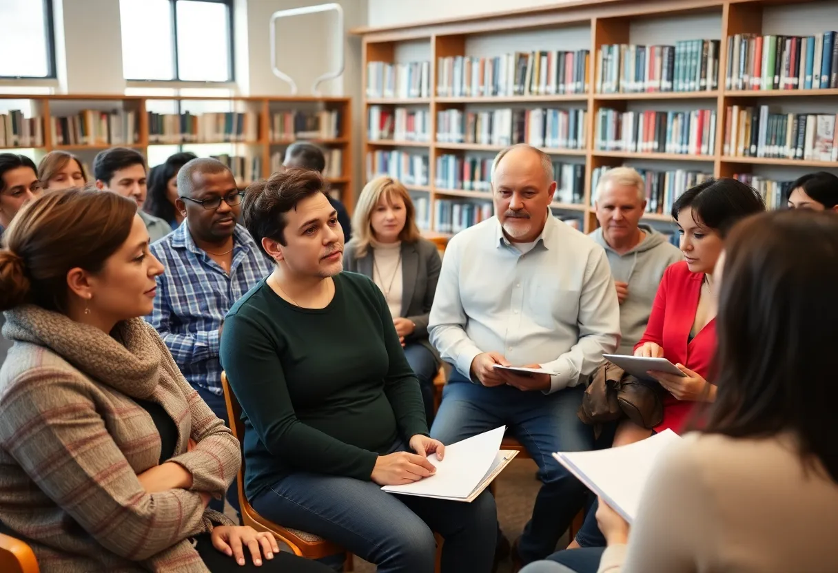 Participants learning about estate planning at a workshop