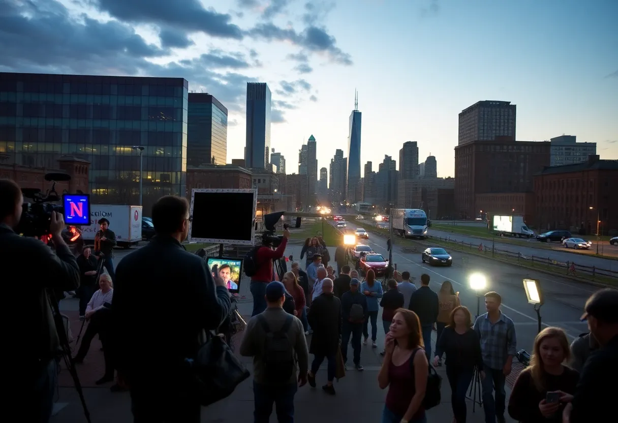Vibrant film production in Detroit capturing creativity and community