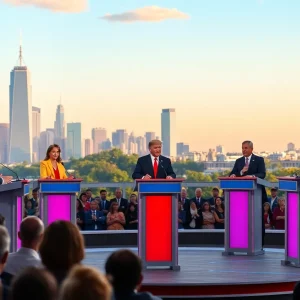 Detroit mayoral candidates debating at Mackinac Policy Conference