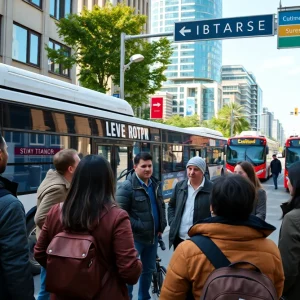 Candidates discussing public transportation options in Detroit