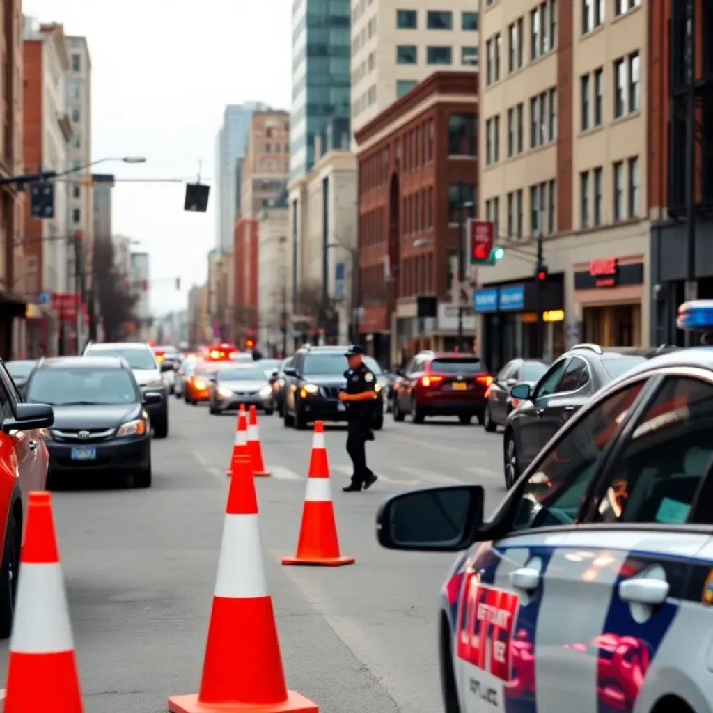 Detroit police enforcing traffic regulations