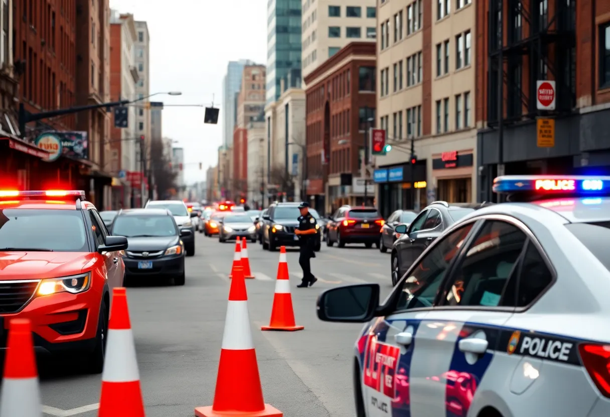Detroit police enforcing traffic regulations
