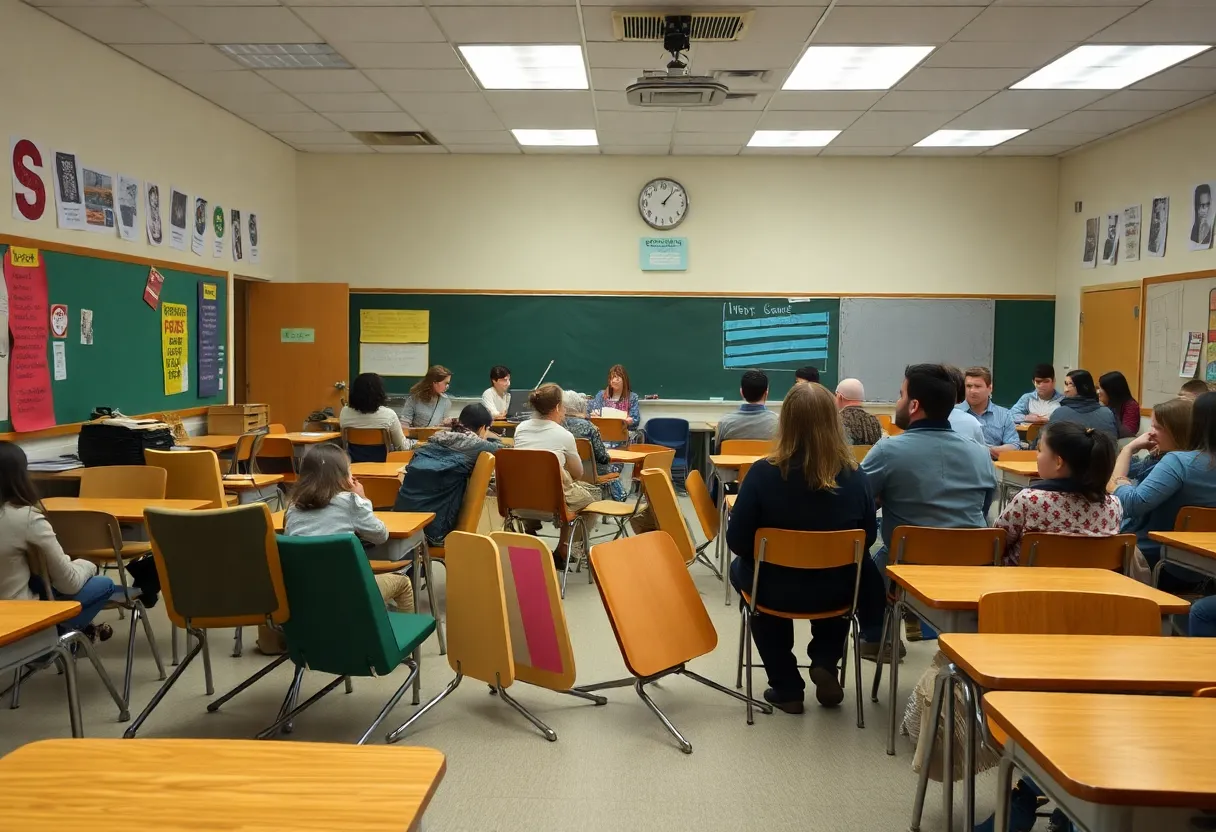 Classroom disruption at Edison Public School Academy