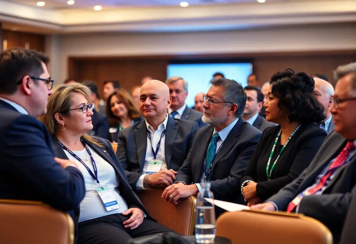 Leaders discussing economic strategies at the Mackinac Policy Conference