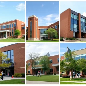 Students at private high schools in Detroit engaging in school activities.