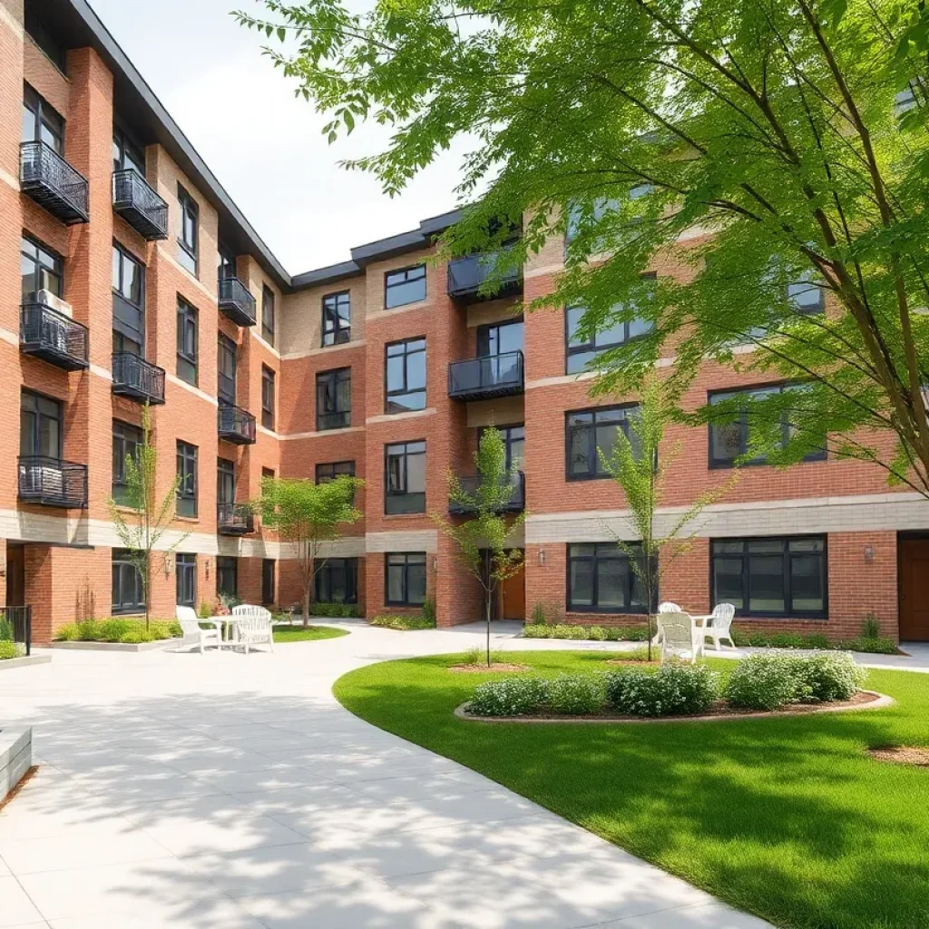 Newly renovated The Residences at St. Matthew affordable housing complex