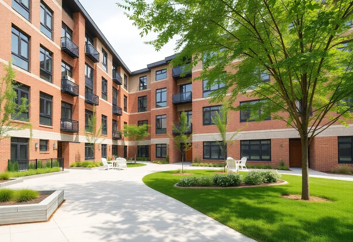 Newly renovated The Residences at St. Matthew affordable housing complex