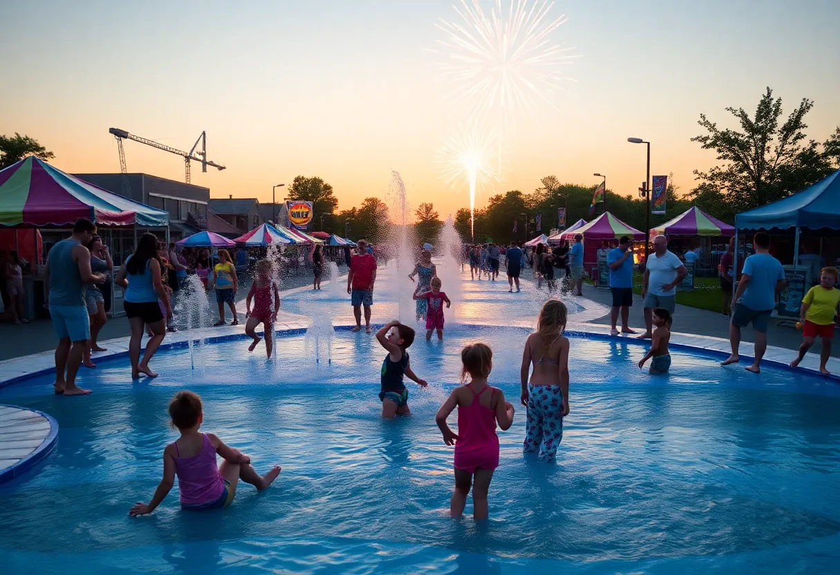 Families celebrating summer at a festival in Metro Detroit