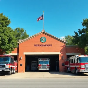 Exterior view of the Unionville Fire Department building