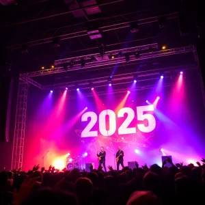 Cage The Elephant performing live on stage during their tour