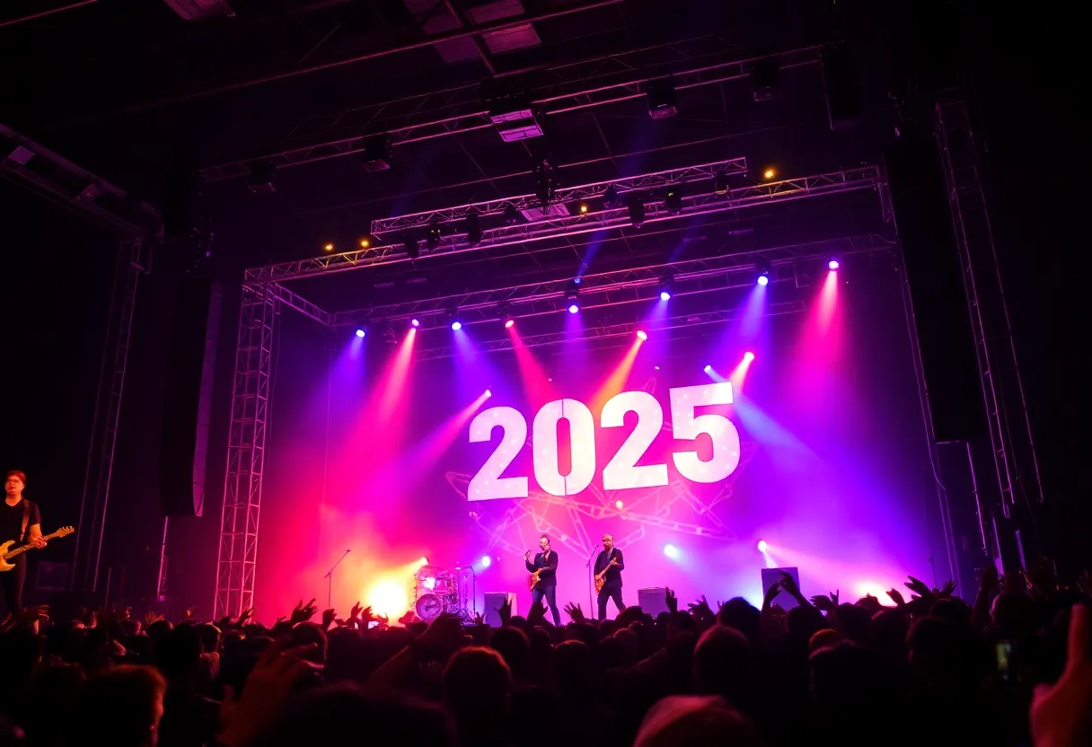 Cage The Elephant performing live on stage during their tour