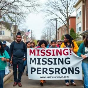 Volunteers searching for missing persons in Detroit