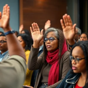 Residents of Detroit engaged in discussion about the city council election