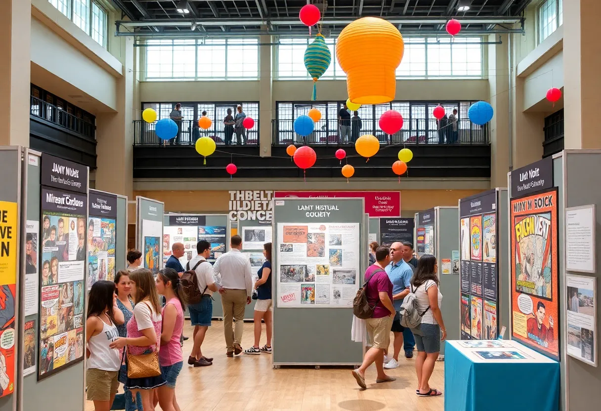 A view of the Detroit Historical Society showcasing summer exhibitions.