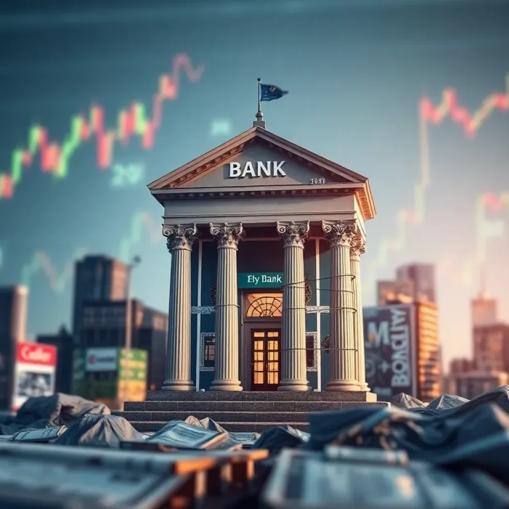 Visual representation of Deutsche Pfandbriefbank's exit from the U.S. market.