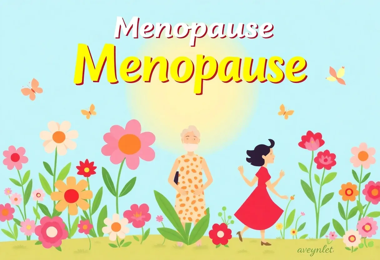Artwork representing menopause and empowerment