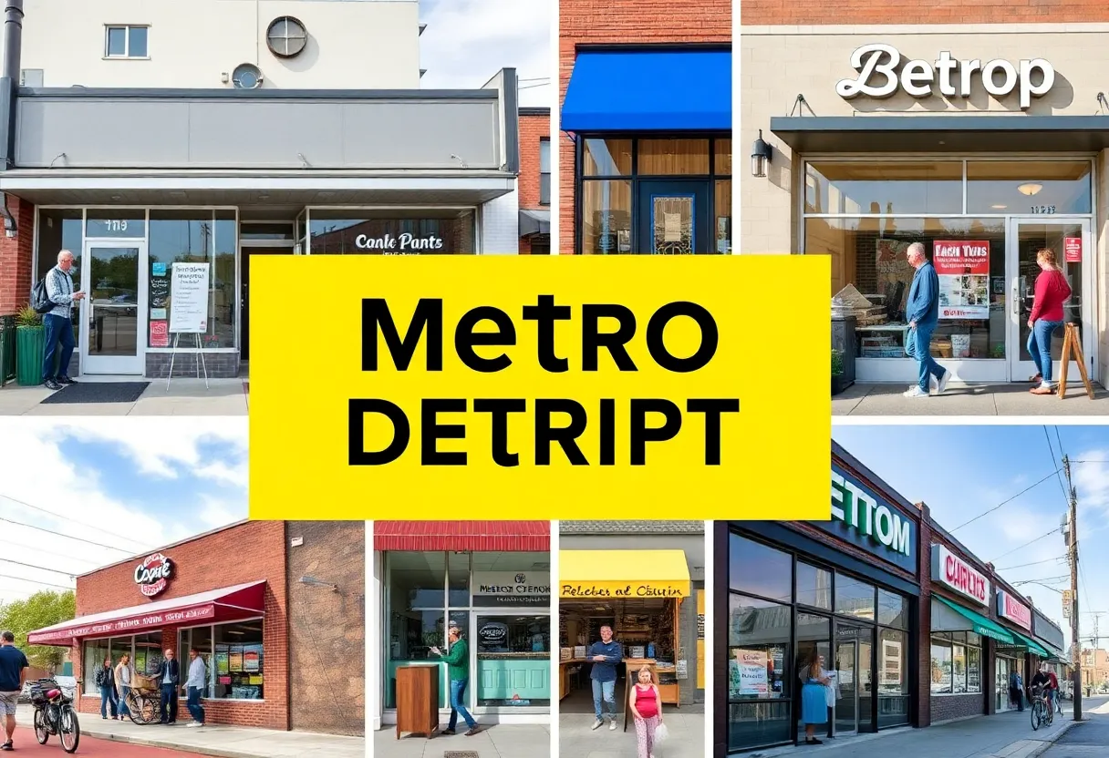A visual representation of various local businesses in Metro Detroit.
