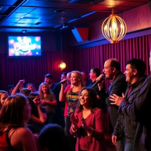 Comedians performing at a comedy club in Metro Detroit