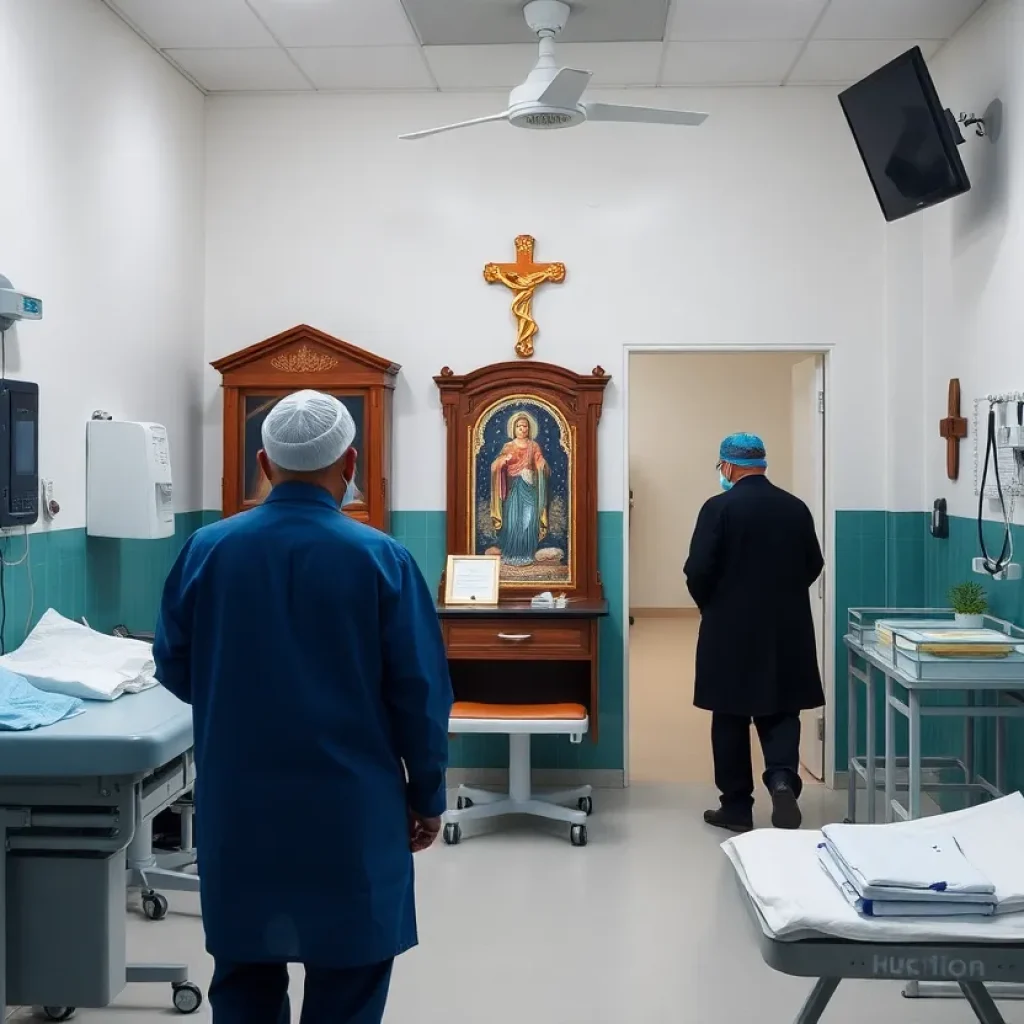 Investigation into religious discrimination in a healthcare setting.