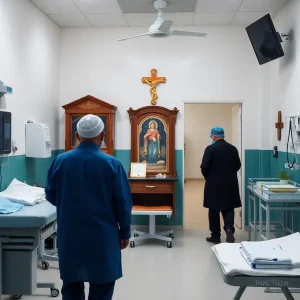 Investigation into religious discrimination in a healthcare setting.