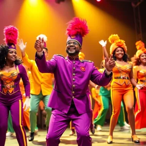 Contemporary performance scene from The Wiz musical revival