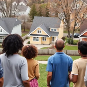 Family exploring homeownership options in Michigan neighborhoods