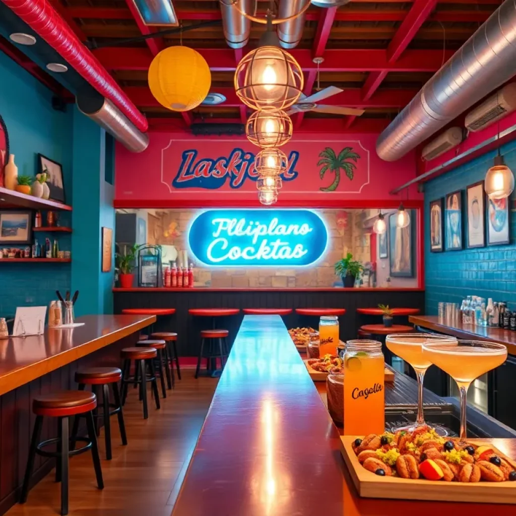 Interior of Calamansi, a new Filipino bar in Detroit
