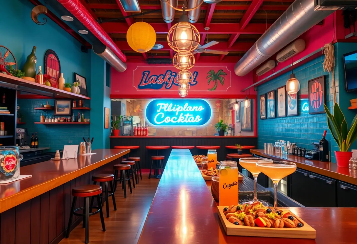 Interior of Calamansi, a new Filipino bar in Detroit