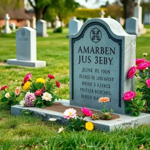 A peaceful cemetery landscape symbolizing closure and remembrance.