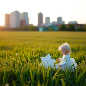 Field in Detroit where baby doll remains were found