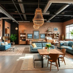 Modern furniture designs highlighting sustainability in Detroit