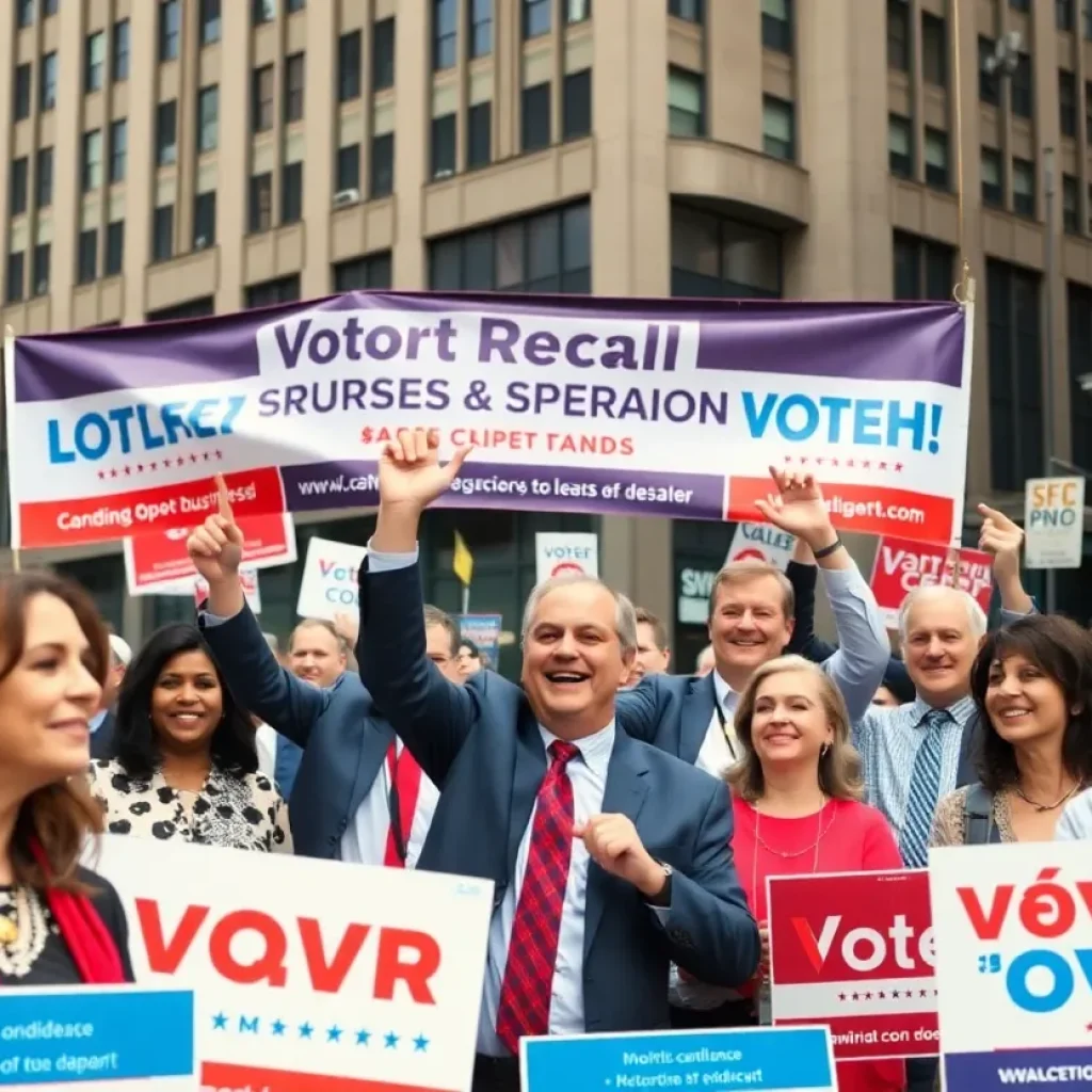 Campaign event for Detroit mayoral candidates engaging with the community