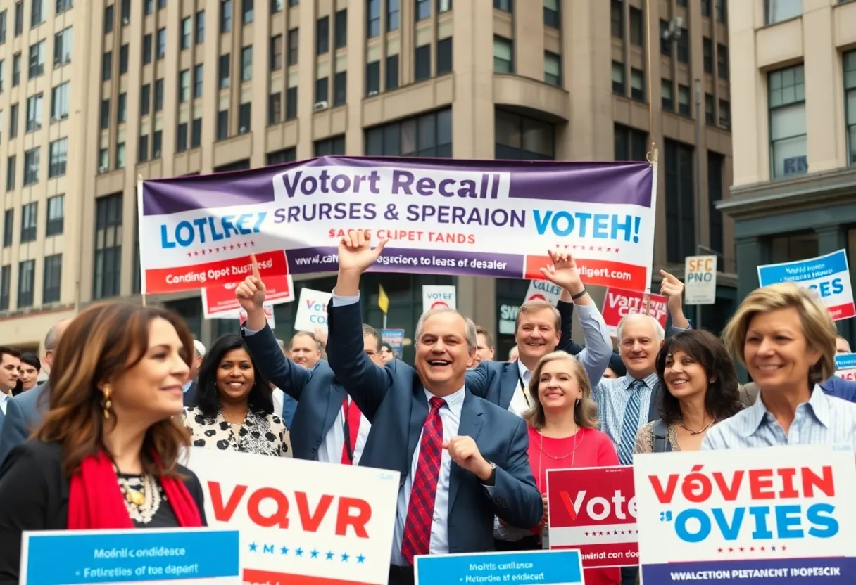 Campaign event for Detroit mayoral candidates engaging with the community