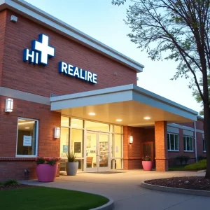 Exterior view of a nursing home facility in Detroit