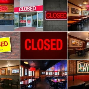 A collage of closed restaurants in Metro Detroit