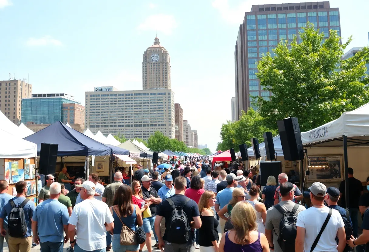 Festival in Metro Detroit showcasing music, art, and community activities.