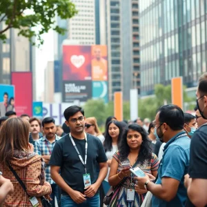 Participants engaging in discussions at the Global Citizen NOW Summit in Detroit.