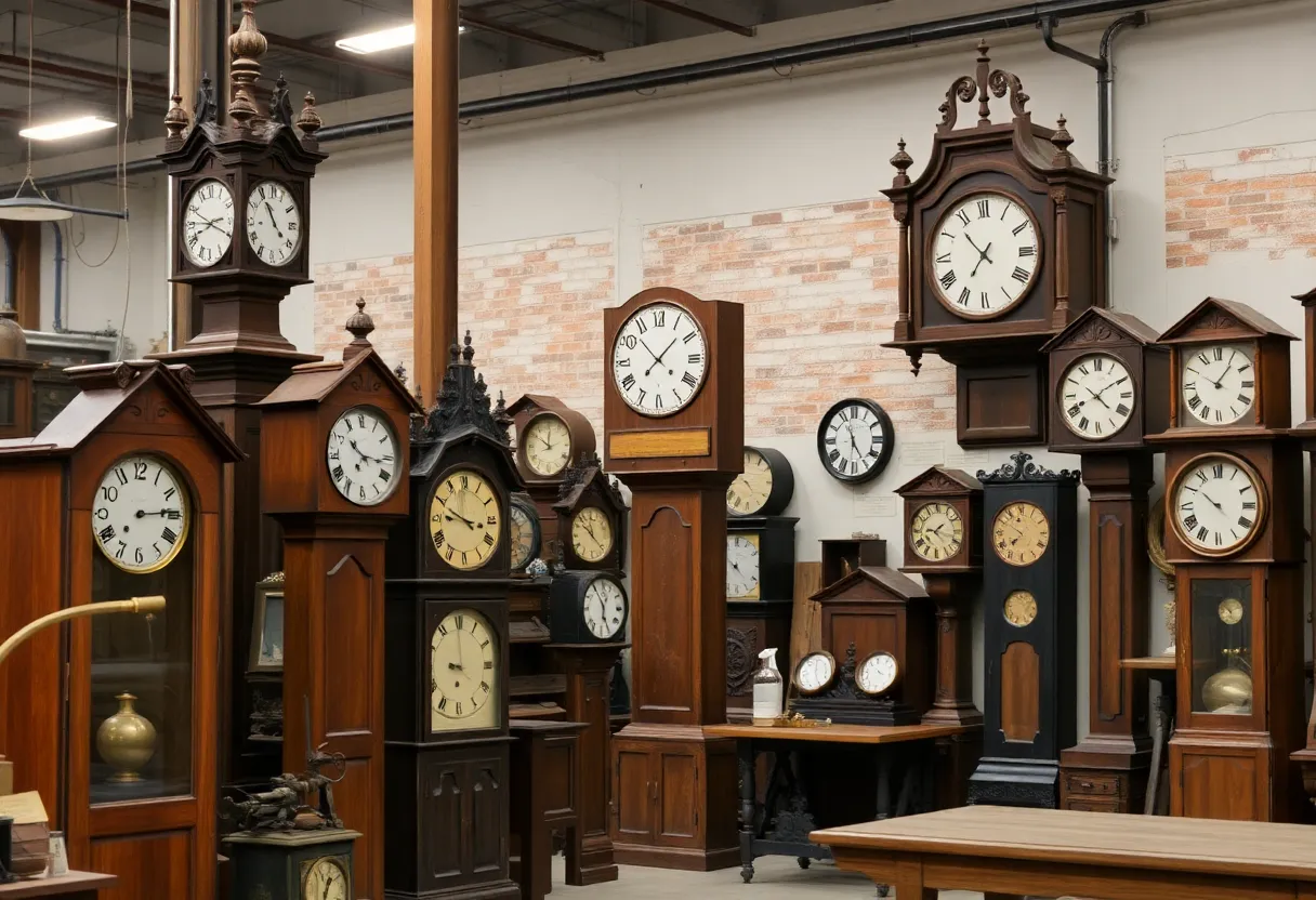 A historic factory in Zeeland, Michigan, representing the clockmaking legacy of Howard Miller Co.